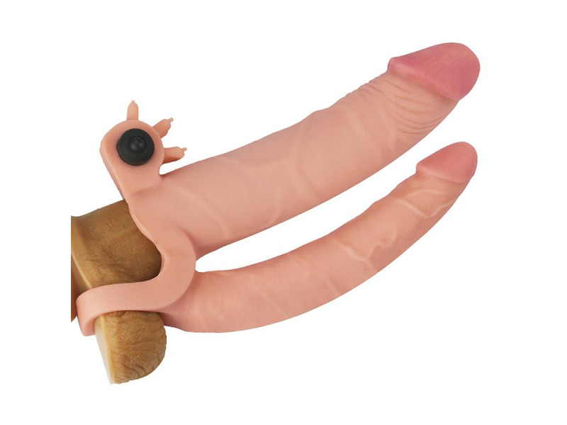 Funda para el Pene Doble con Vibracion 1