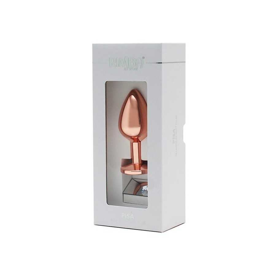 Plug Anal con Joya Pisa Rose Gold