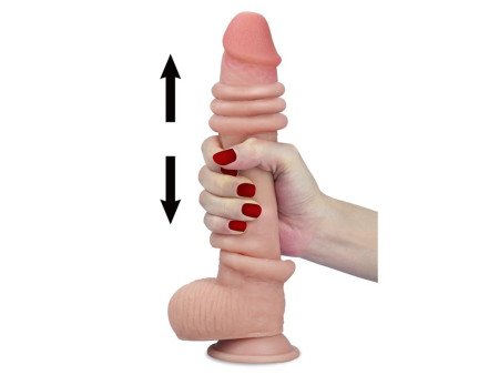 Dildo con Piel Retractil 9 Natural Dildo con Piel Retractil 9 Natural