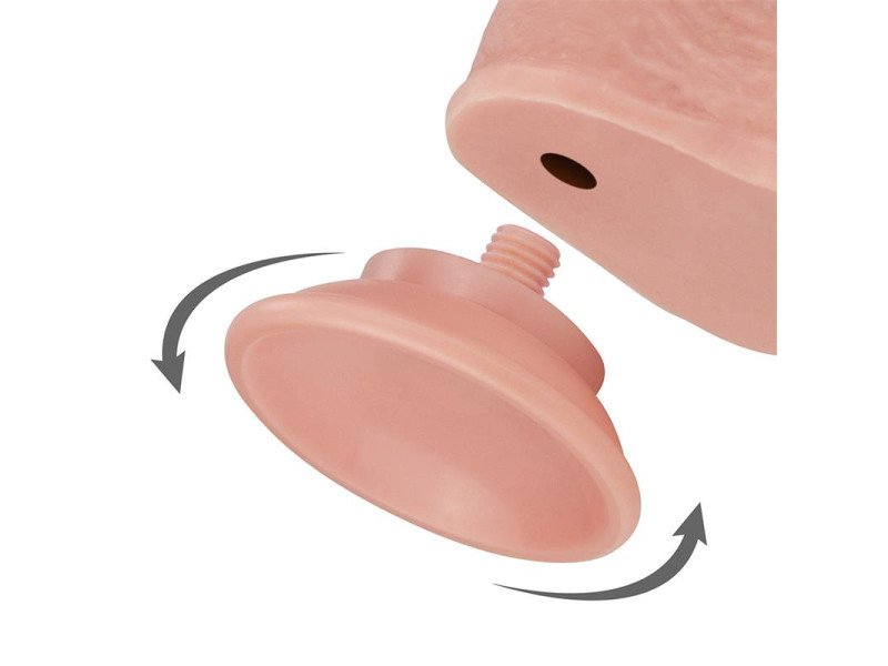 Dildo con Piel Retractil 9 Natural