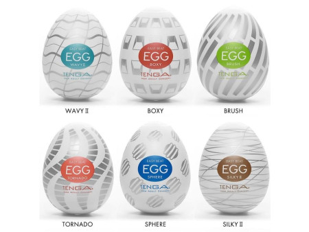Pack de 6 Huevos Tenga Egg Standard Package Pack de 6 Huevos Tenga Egg Standard Package