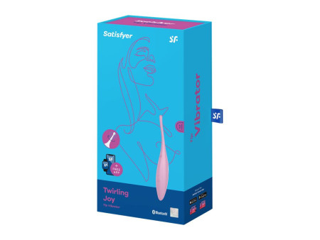 Twirling Joy Estimulador Giratorio con APP Rosa