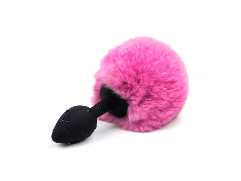 Plug Anal con Pompon Rosa Talla S Plug Anal con Pompon Rosa Talla S