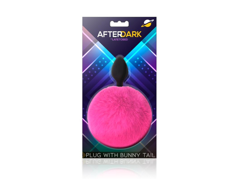 Plug Anal con Pompon Rosa Talla S