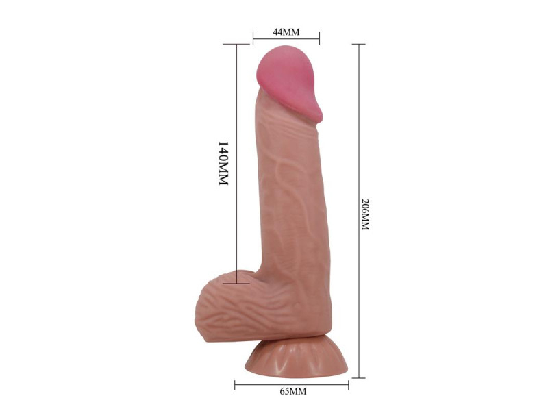 Lisle Dildo Realista Piel Deslizante Retractil 206 cm