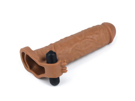 Funda para el Pene Pleasure X Tender Marron Add 2