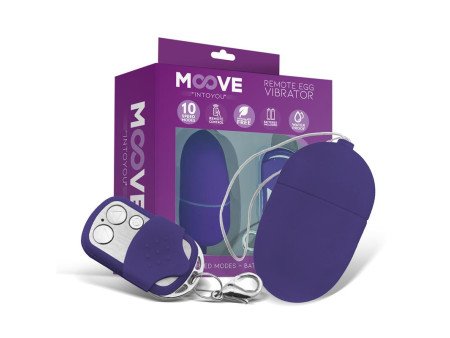 Huevo Vibrador con Contol Remoto Tamano Mediano Purpura