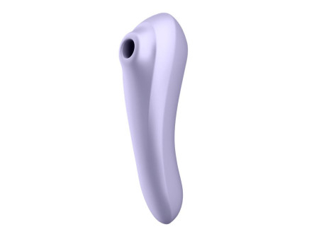 Dual Pleasure APP Vibrador y Succionador de Aire Pulsado Recargable Mauve