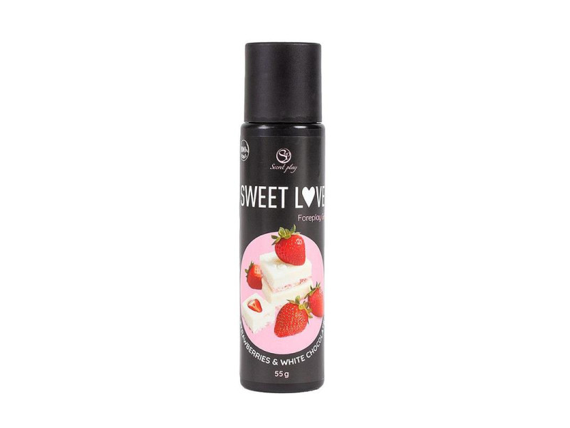 Sweet Love Lubricante Fresa Chocolate Blanco 60 ml