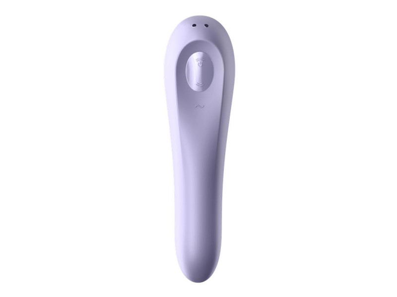 Dual Pleasure APP Vibrador y Succionador de Aire Pulsado Recargable Mauve