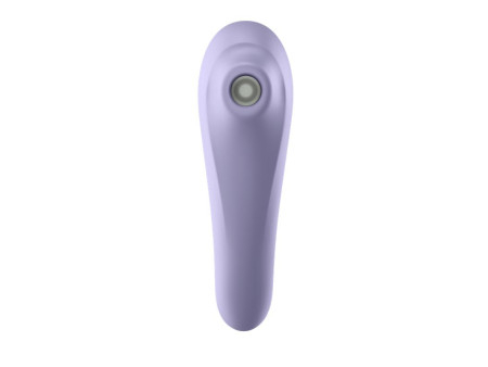 Dual Pleasure APP Vibrador y Succionador de Aire Pulsado Recargable Mauve