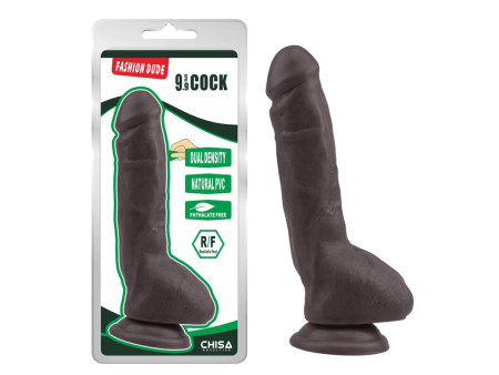 Fashion Dude Dildo Dual Density 23 cm x 43 cm Marron