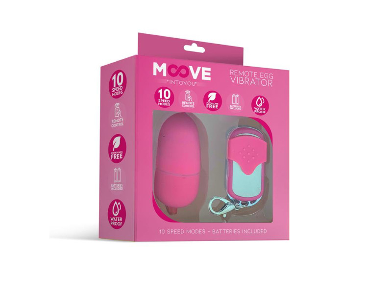 Huevo Vibrador con Control Remoto Tamano Mediano Rosa
