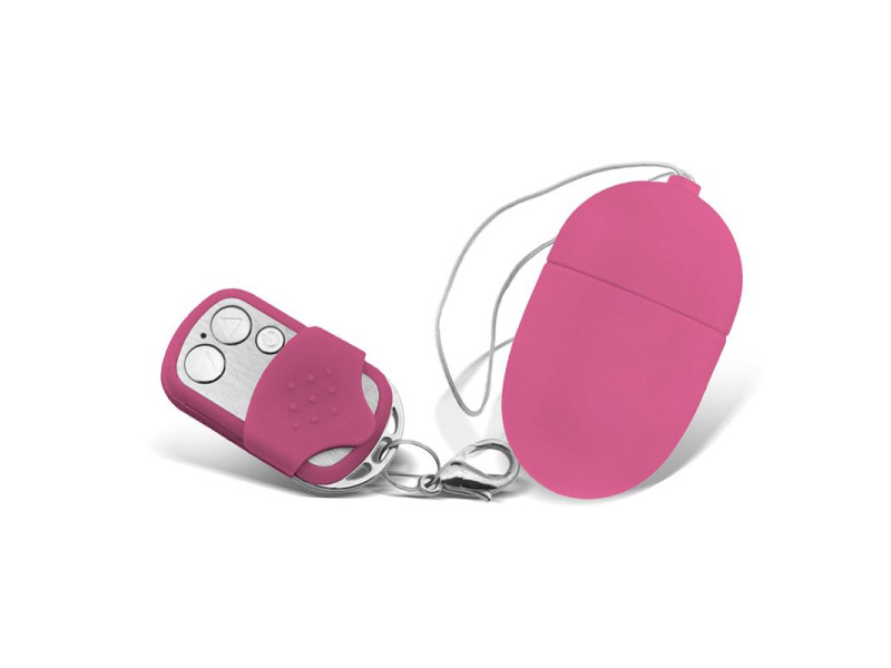 Huevo Vibrador con Control Remoto Tamano Mediano Rosa