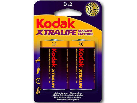 Xtralife Pila Alkalina D LR20 Blister de 2