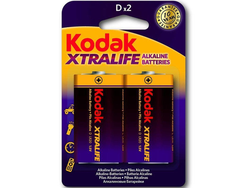 Xtralife Pila Alkalina D LR20 Blister de 2