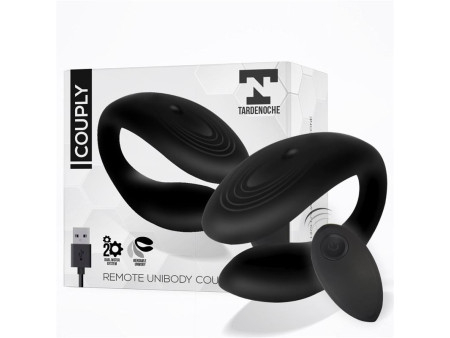 Couply Juguete para Parejas con Control Remoto USB Unibody Silicona Liquida