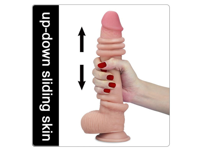 Dildo con Piel Retractil 9 Natural