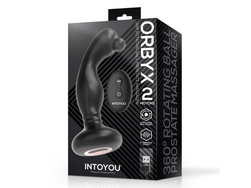 Orbyx Masajeador Prostatico con Rotacion Vibracion y Control Remoto