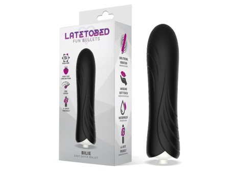 Bilie Bala Vibradora Easy Quick Silicona Negro