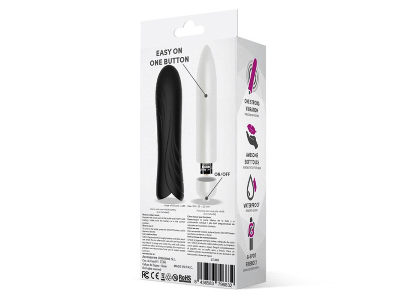Bilie Bala Vibradora Easy Quick Silicona Negro