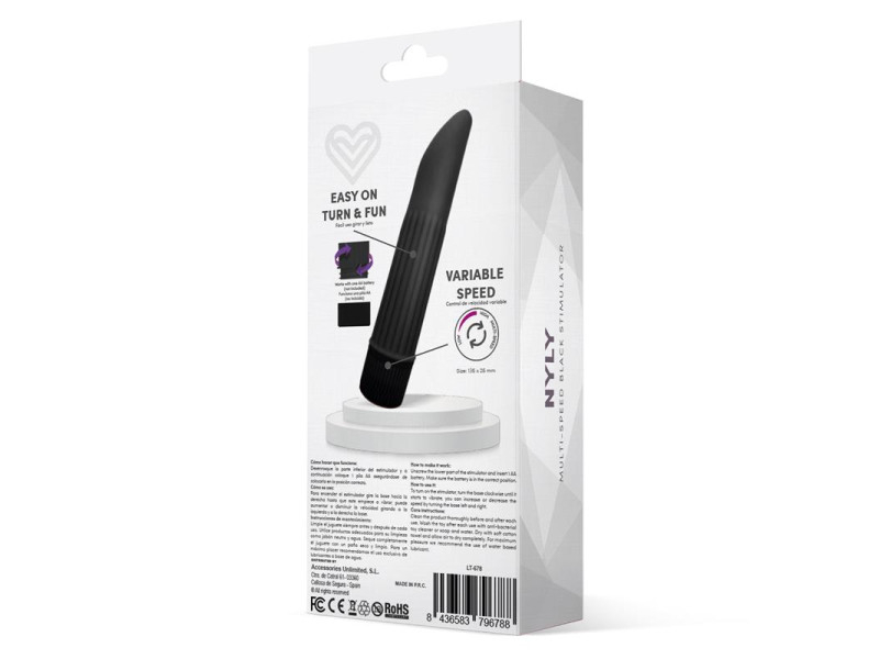 Nyly Estimulador Multi Velocidad Negro
