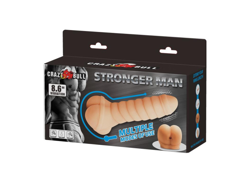 Funda para el Pene y Estimulador Stronger Man 86