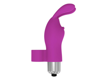 Fingyhop Bala Vibradora con Conejito Silicona Purpura