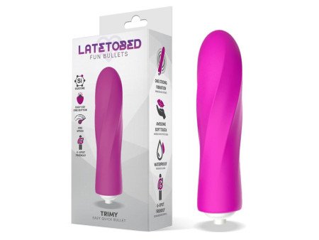 Trimy Bala Vibradora Easy Quick Silicona Rosa