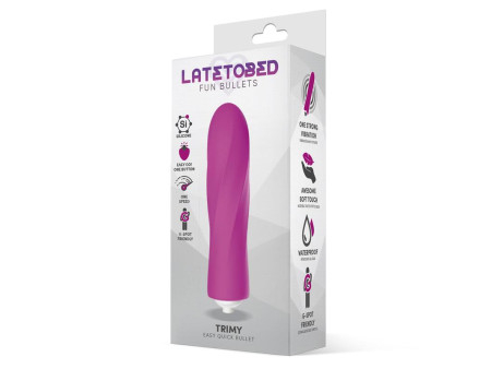 Trimy Bala Vibradora Easy Quick Silicona Rosa