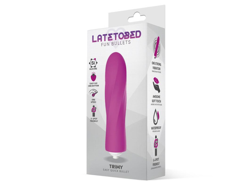 Trimy Bala Vibradora Easy Quick Silicona Rosa