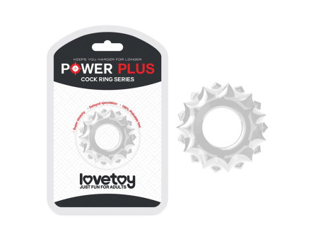 Anillo para el Pene Power Plus Transparente Anillo para el Pene Power Plus Transparente