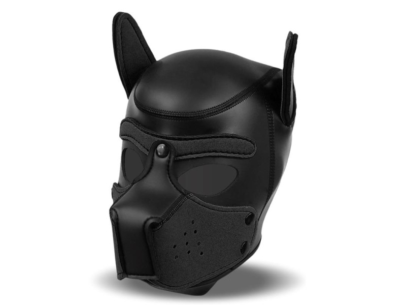 Hound Mascara de Perro Neopreno Hocico Extraible Negro Talla Unica