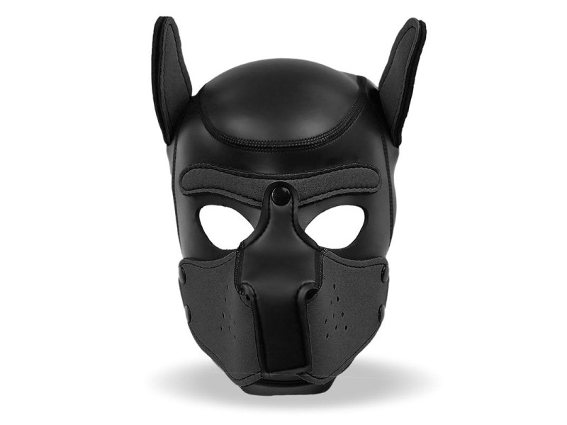 Hound Mascara de Perro Neopreno Hocico Extraible Negro Talla Unica