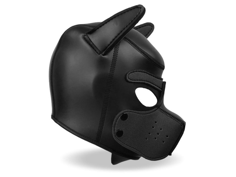 Hound Mascara de Perro Neopreno Hocico Extraible Negro Talla Unica