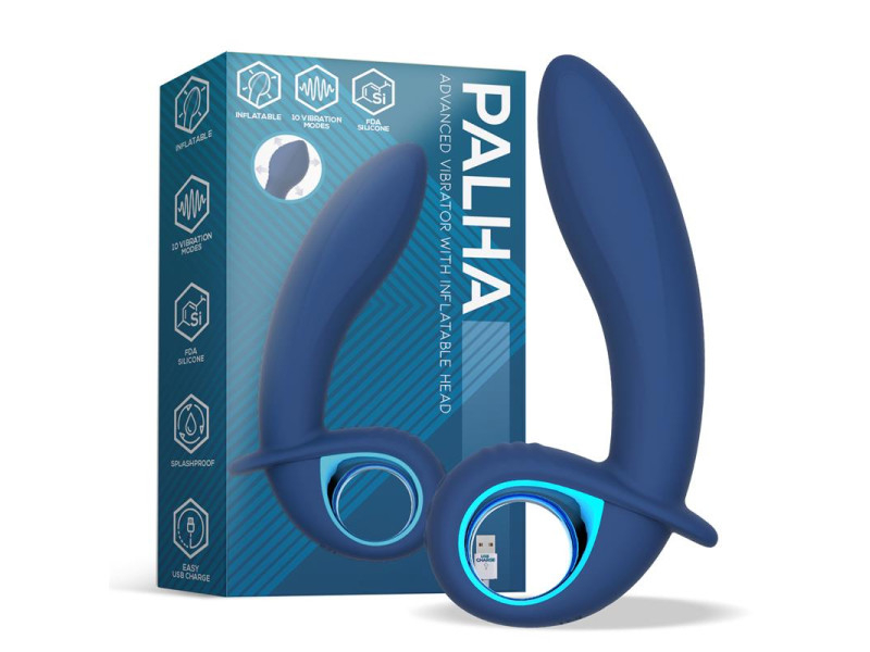 Vibrador Alpha Advanced con Funcion de Inflado y Vibracion USB Silicona
