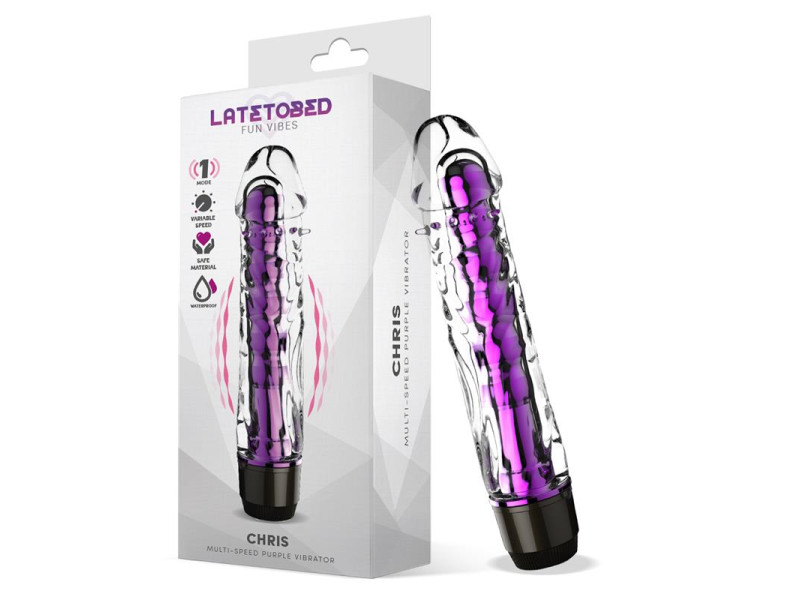 Chris Vibrador Multi Velocidad Purpura