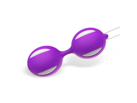 Misha Bola de Kegel Doble Silicona Purpura