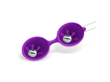 Misha Bola de Kegel Doble Silicona Purpura