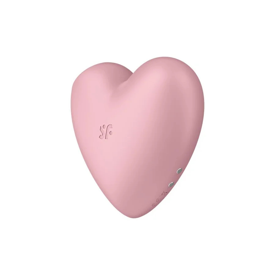 Cutie Heart Succionador de Clitoris y Vibracion Rosa