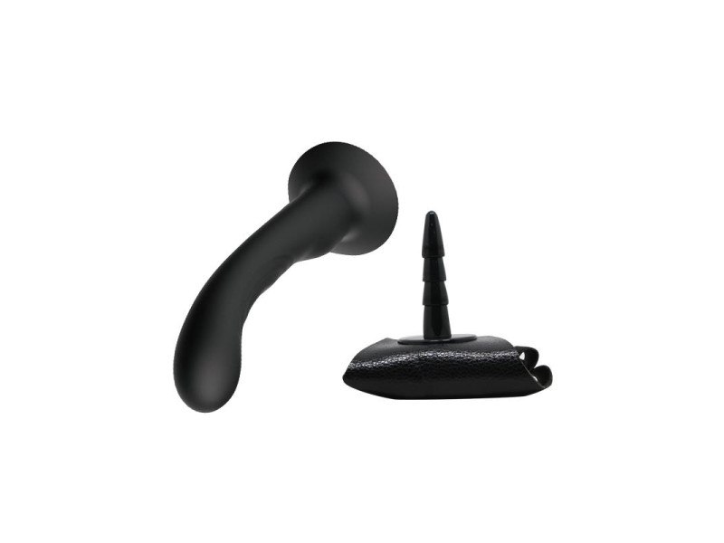 Arnes con Dildo de Silicona Negro