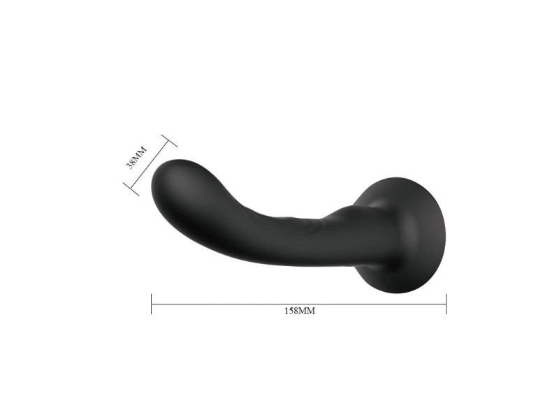 Arnes con Dildo de Silicona Negro