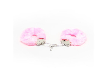 Esposas de Metal para Munecas con Pelo Rosa