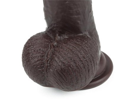 Dildo con Piel Retractil 9 Negro