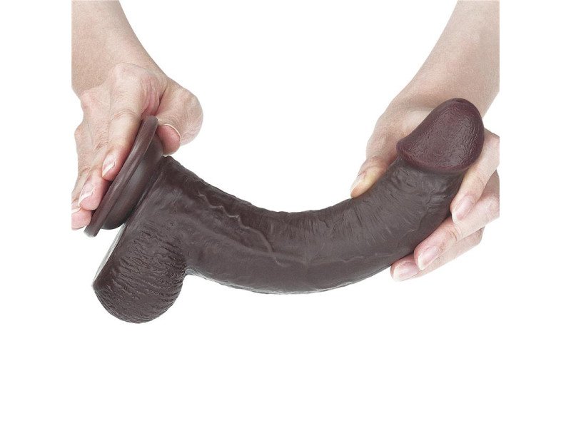 Dildo con Piel Retractil 9 Negro