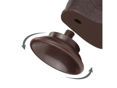 Dildo con Piel Retractil 9 Negro