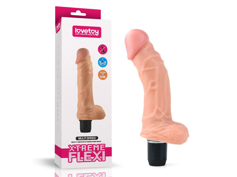 Dildo Flexi 9 con Vibracion Natural