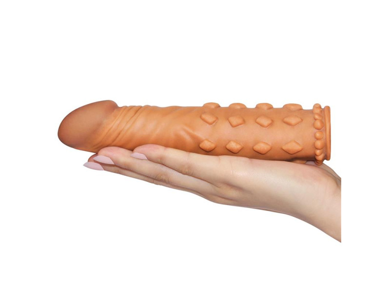 Funda para el Pene Add 2 Pleasure X Tender Marron