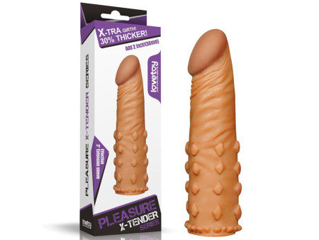 Funda para el Pene Add 2 Pleasure X Tender Marron