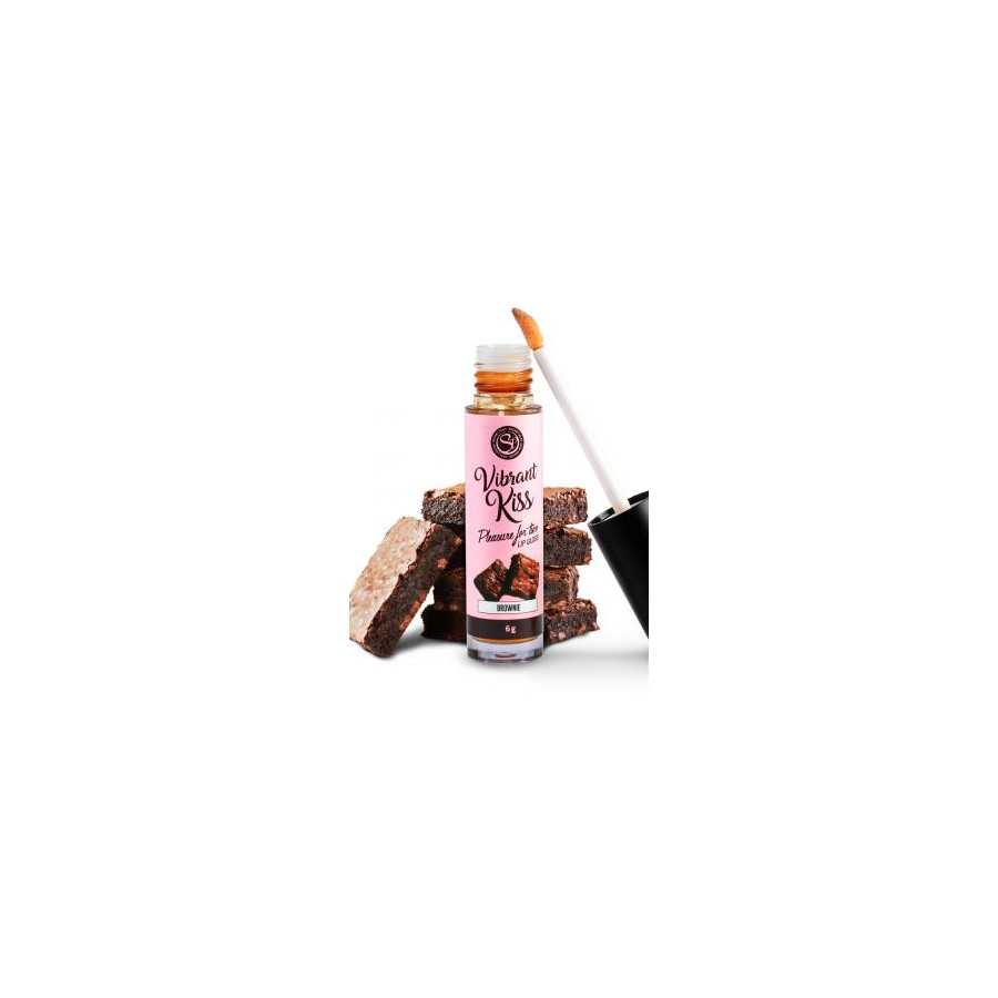 Lip Gloss Vibrant Kiss Sabor Brownie